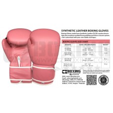 Women Classic Synthetic Leather Boxing Gloves